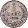 Латвия 1 лат (lats) 1924, Аукцион: Monetnik за 846 