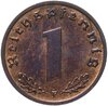 Германия (Третий Рейх) 1 рейхспфенниг 1937 F, Аукцион: Monetnik за 495 RUB