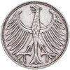 Германия 5 марок (deutsche mark) 1951 F  знак монетного двора: "F" - Штутгарт, Аукцион: Monetnik за 928 