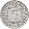 Германия 5 марок, 1959 Отметка монетного двора: "D" - Мюнхен, Аукцион: Monetnik за 2 100 