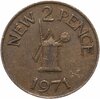 Гернси 2 новых пенса (pence) 1971, Аукцион: Monetnik за 165 