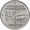 Португалия 200 эскудо (escudos) 1992 "450 лет с момента открытия Калифорнии", Аукцион: Monetnik за 495 