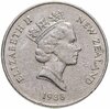 Новая Зеландия 20 центов (cents) 1988, Аукцион: Monetnik за 400 RUB