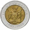 Намибия 10 долларов (dollars) 2010 "20-летие Банка", Аукцион: Monetnik за 290 RUB