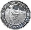 Остров Вознесения 50 пенсов (pence) 1995  95 лет со дня рождения королевы-матери, Аукцион: Monetnik за 1 976 RUB