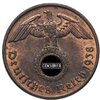 Германия (Третий рейх) 2 рейхспфеннига (reichspfennig) "А" 1938, Аукцион: Monetnik за 325 RUB