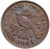 Новая Зеландия 1 пенни (penny) 1945, Аукцион: Monetnik за 405 
