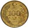 Турция 100 лир (lira) 1988-1996, случайная дата, Аукцион: Monetnik за 45 