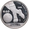 Мексика 50 песо (pesos) 1985 "Чемпионат мира по футболу 1986 - Ведение мяча", Аукцион: Monetnik за 3 000 RUB