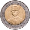 Таиланд 10 батов (baht) 1996 "50 лет правления Короля Рамы IX", Аукцион: Monetnik за 502 