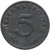 Германия, Третий рейх 5 рейхспфеннигов (reichspfennig) 1940, знак монетного двора: "E" - Мульденхюттен, Аукцион: Monetnik за 145 