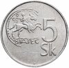 Словакия 5 крон (korun) 1993-1995, случайная дата, Аукцион: Monetnik за 68 RUB