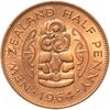 Новая Зеландия 1/2 пенни (penny) 1962-1965, Аукцион: Monetnik за 167 