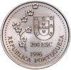 Португалия 200 эскудо (escudos) 1996 "Путешествие на Тайвань в 1582 году", Аукцион: Monetnik за 750 RUB