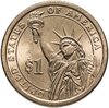 США  1 dollar (доллар) 2011 "Эндрю Джонсон (17-й президент США)" знак монетного двора "P" - Филадельфия, Аукцион: Monetnik за 610 