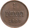 1 пенни (penny) 1909, Аукцион: Monetnik за 456 RUB
