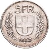 Швейцария 5 франков (francs) 1933, Аукцион: Monetnik за 1 250 RUB