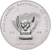 Конго (ДРК) 240 франков (francs) 2008  Большая пятёрка Африки - Носорог, в футляре с сертификатом, Аукцион: Monetnik за 3 672 