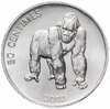 Конго (ДРК) 50 сантимов (centimes) 2002 "Животные - Горилла", Аукцион: Monetnik за 609 RUB