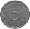 Германия (послевоенная оккупация) 5 рейхспфеннигов (reichspfennig) 1947, Аукцион: Monetnik за 2 020 