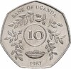 Уганда 10 шиллингов (shillings) 1987, Аукцион: Monetnik за 145 RUB