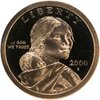 США 1 dollar (доллар) 2000 "Sacagawea dollar - Сакагавея доллар", Аукцион: Monetnik за 912 RUB