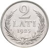 Латвия 2 лата 1925, Аукцион: Monetnik за 1 657 