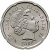 Новая Зеландия 20 центов (cents) 2008, Аукцион: Monetnik за 204 RUB
