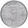 Ватикан 100 лир (lire) 1984, Аукцион: Monetnik за 355 