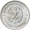 Германия, Третий рейх 5 рейхсмарок 1935, Аукцион: Monetnik за 3 260 RUB