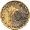 Третий рейх 10 рейхспфеннигов (reichspfennig) 1937-1939, случайный год, Аукцион: Monetnik за 222 