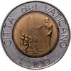 Ватикан 500 лир (lire) 1991, Аукцион: Monetnik за 930 RUB