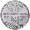 Португалия 200 эскудо (escudos) 1993 "Спрингальд - механическое устройство артиллерии", Аукцион: Monetnik за 392 