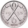 Южная Родезия 6 пенсов (pence) 1935, Аукцион: Monetnik за 1 225 RUB