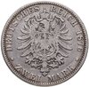 Германская империя, Гамбург 2 марки (mark) 1876, Аукцион: Monetnik за 4 850 RUB