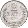 Латвия 2 лата 1925, Аукцион: Monetnik за 1 657 