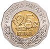 Хорватия 25 кун (kuna) 2000 Рождение нового тысячелетия, Аукцион: Monetnik за 1 350 