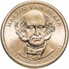 США 1 dollar (доллар) 2008 Мартин Ван Бюрен (8-й президент США) знак монетного двора "P" - Филадельфия, Аукцион: Monetnik за 650 RUB