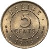 Белиз 5 центов (cents) 1973, Аукцион: Monetnik за 1 440 RUB