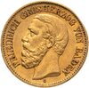 Германская империя (Баден) 10 марок (mark) 1881, Аукцион: Monetnik за 35 998 RUB
