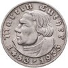 Германия (Третий рейх) 5 рейхсмарок (reichsmark) 1933 "450 лет со дня рождения Мартина Лютера", Аукцион: Monetnik за 25 700 RUB