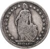Швейцария 1 франк (franc) 1877, Аукцион: Monetnik за 385 RUB