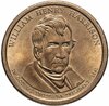 США 1 dollar (доллар) 2009 "Уильям Гаррисон (9-й президент США)" знак монетного двора "P" - Филадельфия, Аукцион: Monetnik за 610 