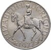 Великобритания 25 новых пенсов (pence) 1977 "25-я годовщина вступления на престол королевы Елизаветы II", Аукцион: Monetnik за 449 RUB