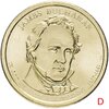 США 1 доллар 2010 D "15-ый Президент США - Джеймс Бьюкенен", Аукцион: Monetnik за 465 