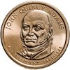 США  1 dollar (доллар) 2008 Джон Куинси Адамс (6-й президент США) знак монетного двора "P" - Филадельфия, Аукцион: Monetnik за 465 