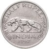 Британская Индия 1/2 рупии (rupee) 1947, Аукцион: Monetnik за 380 RUB