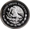Мексика 100 песо (pesos) 1985 "Чемпионат мира по футболу 1986 - Мяч в сетке", Аукцион: Monetnik за 4 790 