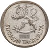 Финляндия 1 марка (markka) 1964-1967 случайная дата, Аукцион: Monetnik за 321 