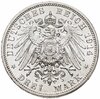 Германия (Империя) 3 марки (mark) 1914  25 лет свадьбе Фридриха II и Марии Баденской Анхальт-Дессау, Аукцион: Monetnik за 13 721 RUB